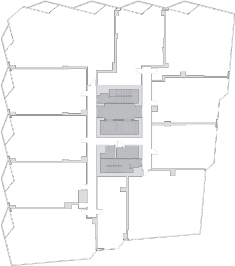 Tower A 4 Floor - Diagram (832x594), Png Download