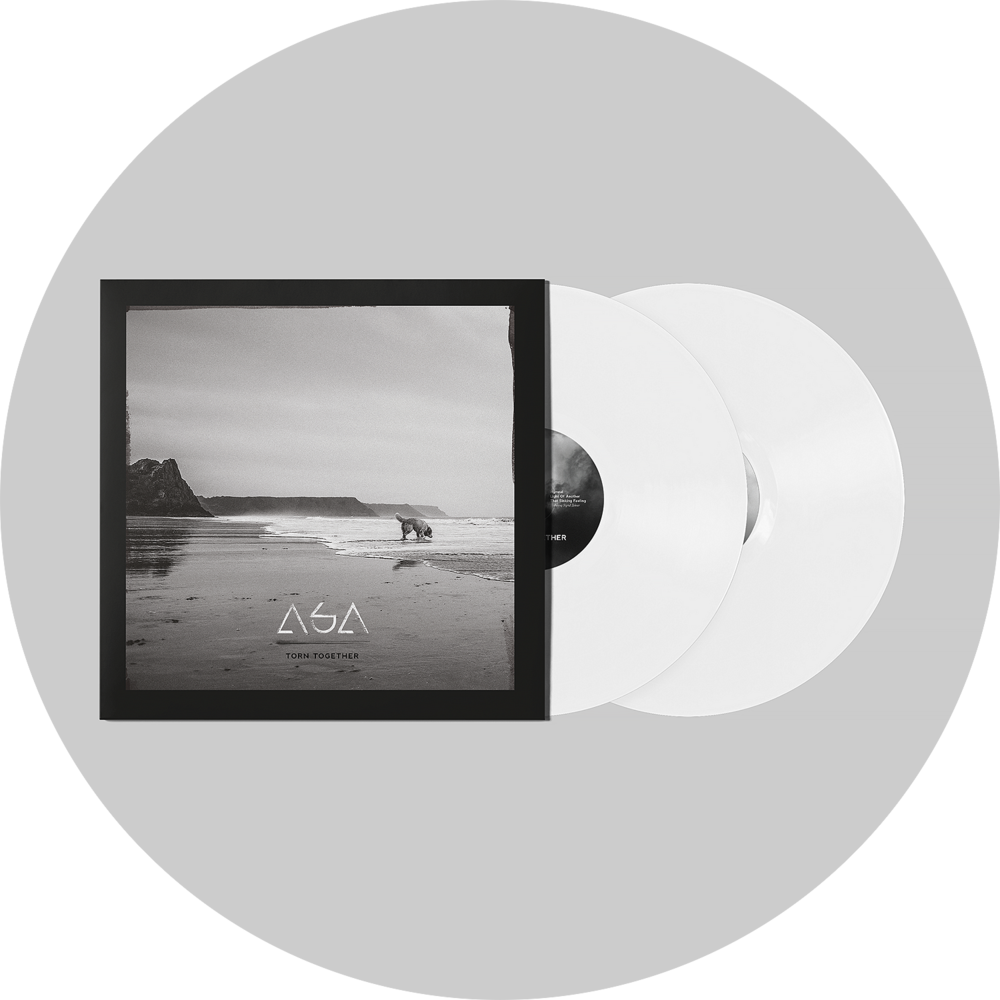 Torn Together Lp *white Marbled 12"* White Peach Records - Flying Boat (1000x1000), Png Download