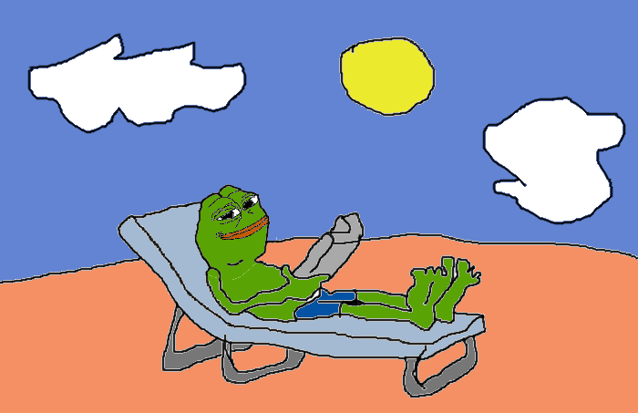 Menu - Pepe The Frog Vacation (700x453), Png Download