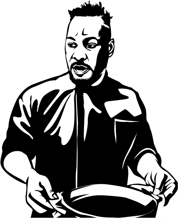 Keeping The People Engaged With The Food - Illustration (720x864), Png Download