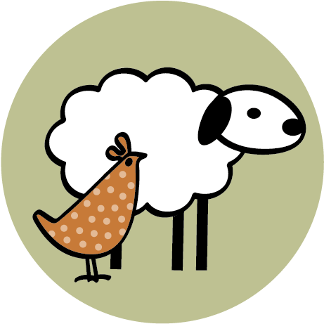 On The Farm - Cartoon (596x596), Png Download