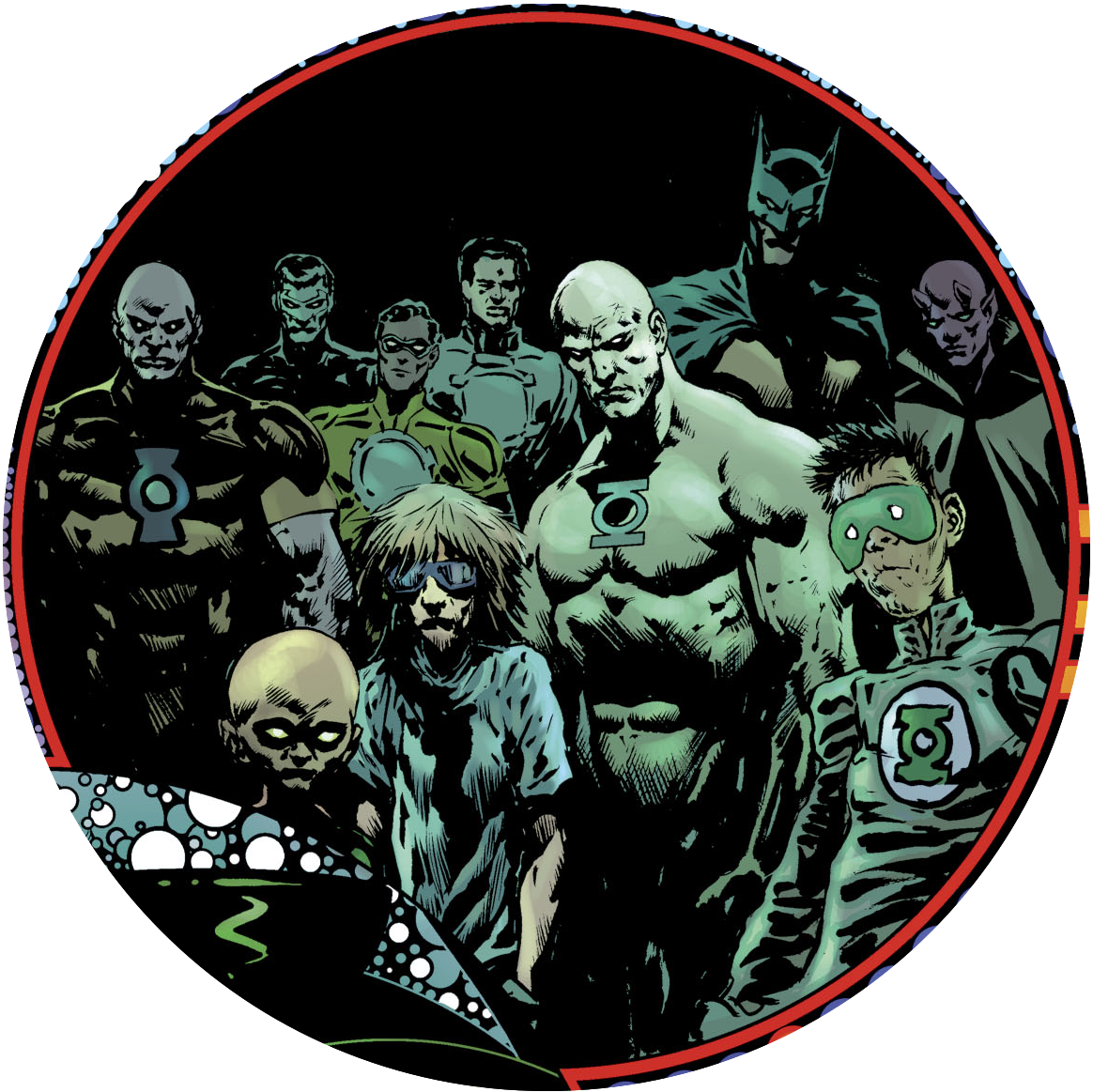 Comicsgrant Morrison's Hypercrisis "continuing" In - Label (1164x1163), Png Download