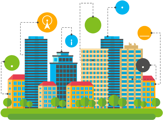Growing Criticality Of Smart Cities - Smart City Icon Png (800x600), Png Download