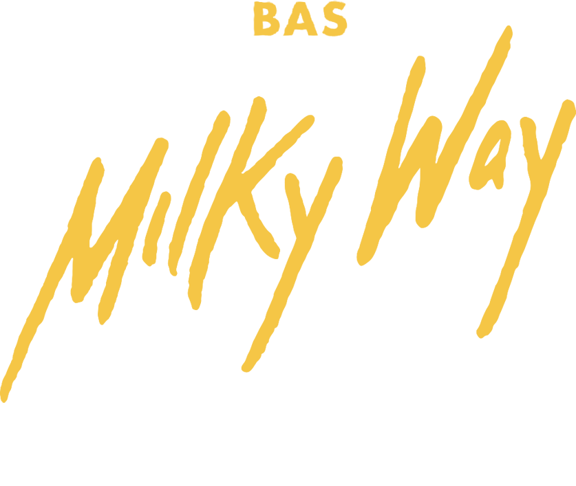 Bas Milky Way Tour - Calligraphy (837x707), Png Download