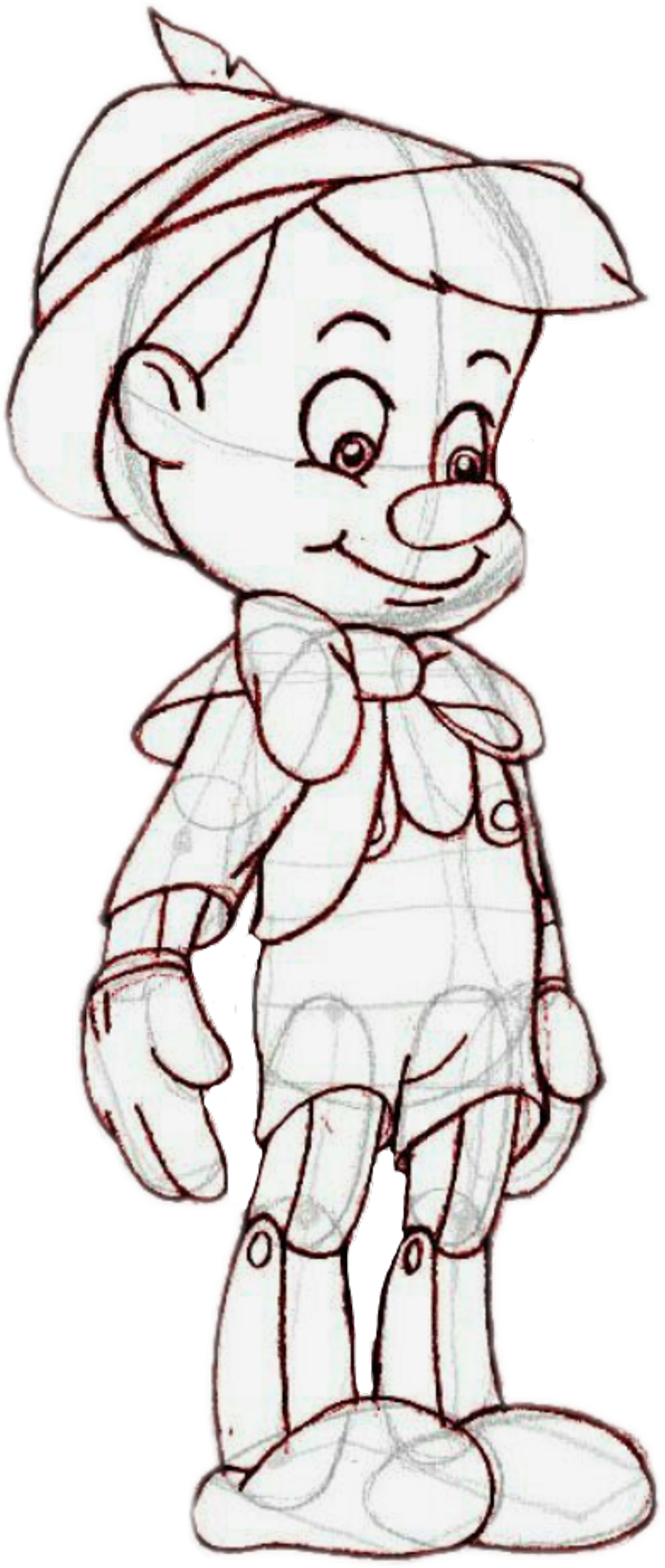 Pinocchio Sticker - Pinocchio Tattoo Simply Kenna (1024x2416), Png Download