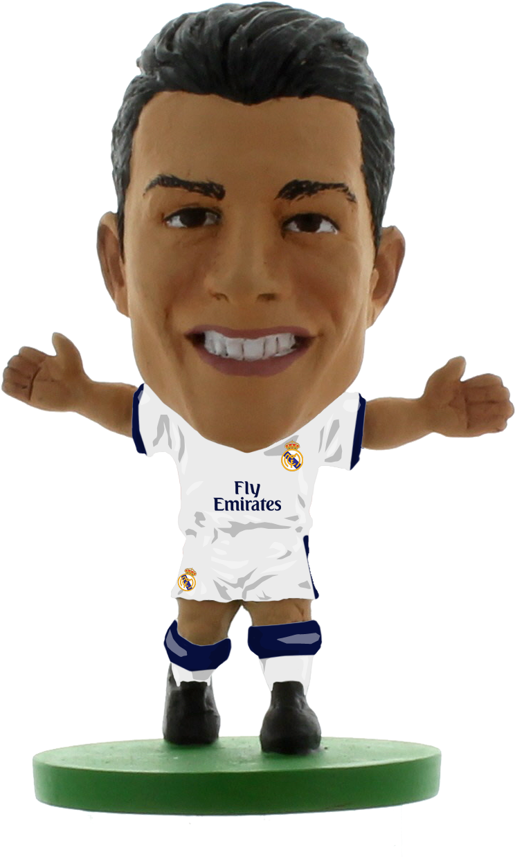 Real Madrid Cristiano Ronaldo - Ronaldo Figur (907x1304), Png Download