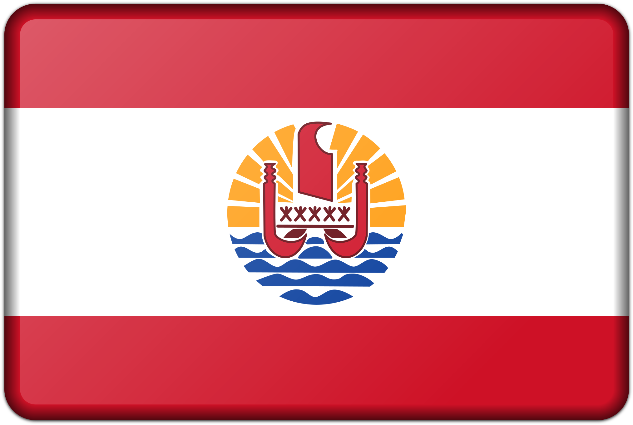 This Free Icons Png Design Of Flag Of French Polynesia (2400x1600), Png Download