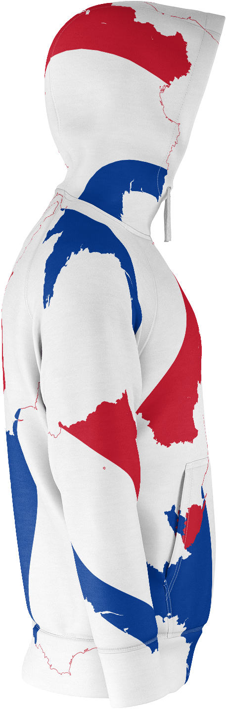 Teaz Dancer French Flag Design Hoodie - Costume (1600x1600), Png Download