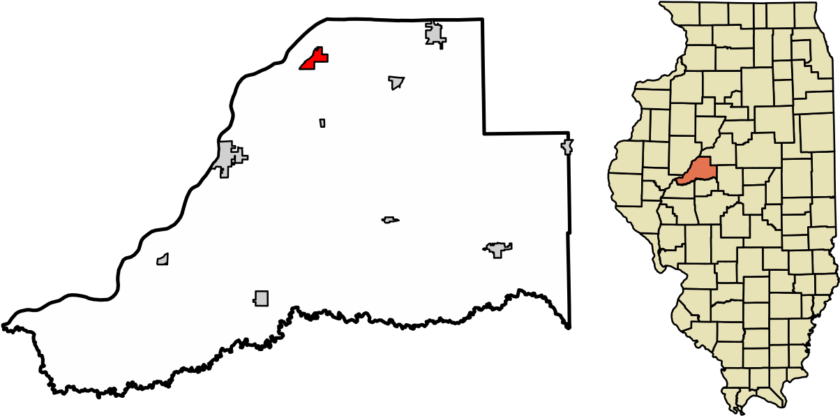 Mason County Illinois Incorporated And Unincorporated - County Illinois (1280x676), Png Download