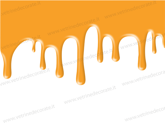 Modular Decorative Yellow Paint - Snow (700x825), Png Download