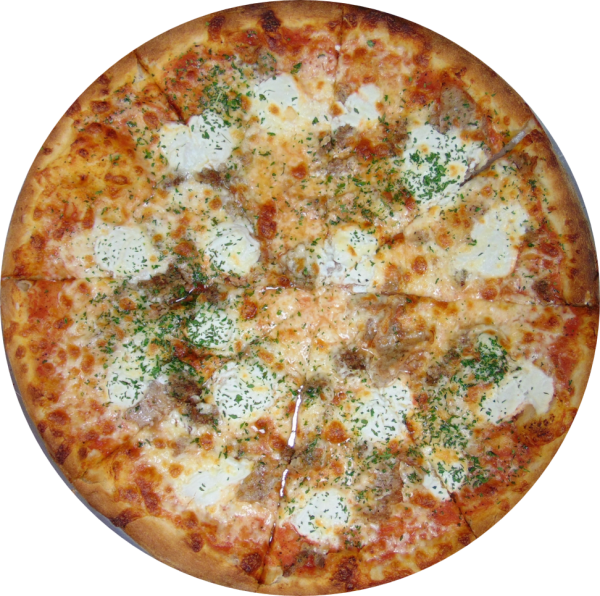 Lasagna Pie - California-style Pizza (600x596), Png Download