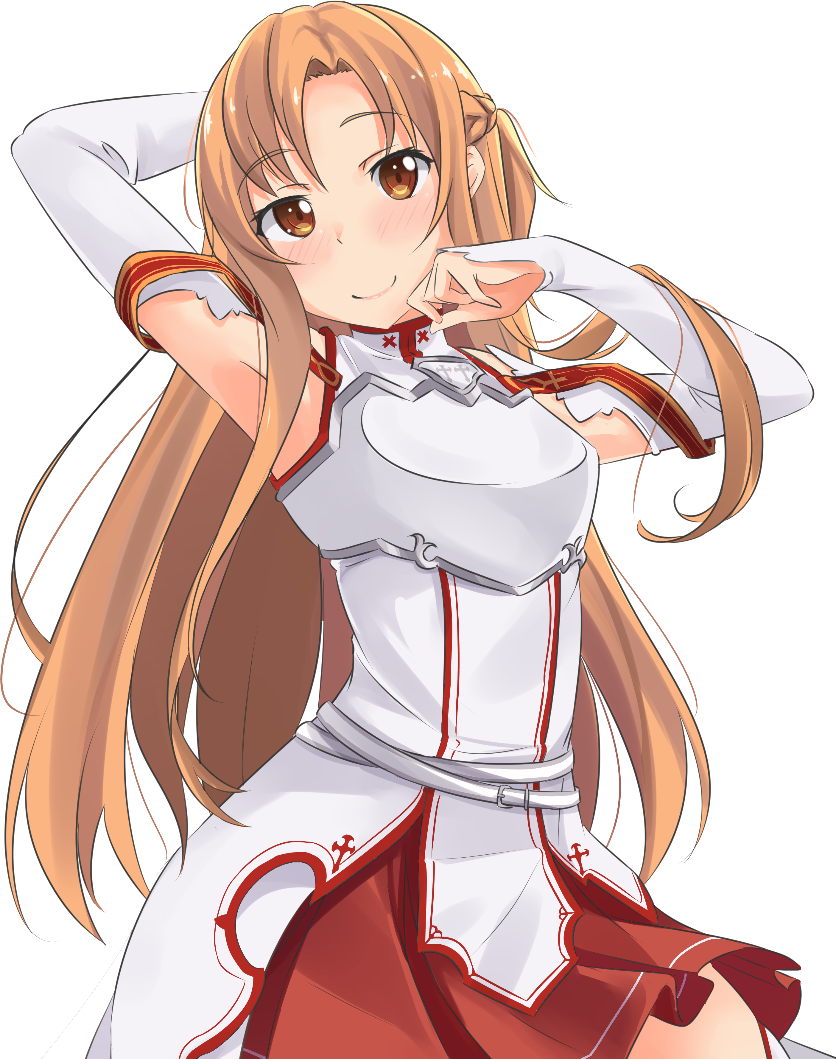 Sword Art Online - Cartoon (2894x3650), Png Download