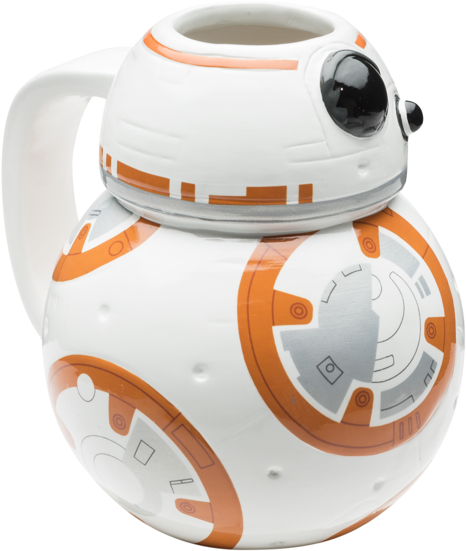 Give "the Force Awakens" New Meaning With A Morning - Bb8 Coffee Mug (1639x1942), Png Download