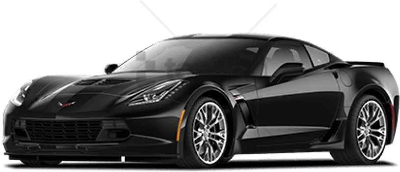Download Black Corvette Png Images Background - Blue Corvette Clip Art (850x495), Png Download