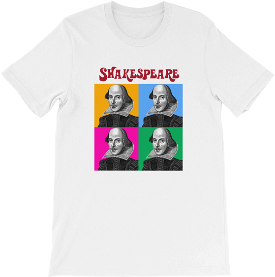 Shakespeare T-shirt Classic Books - Two Violin Practice T Shirt (600x600), Png Download