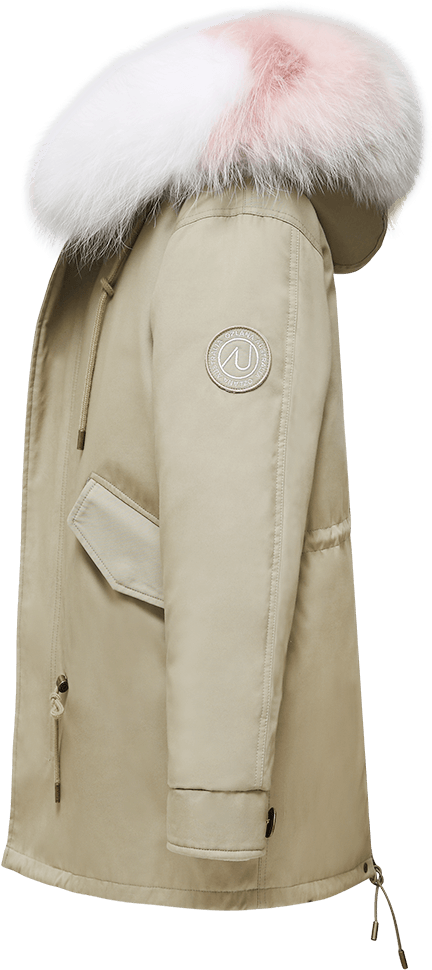 Khaki - Fur Clothing (800x1200), Png Download