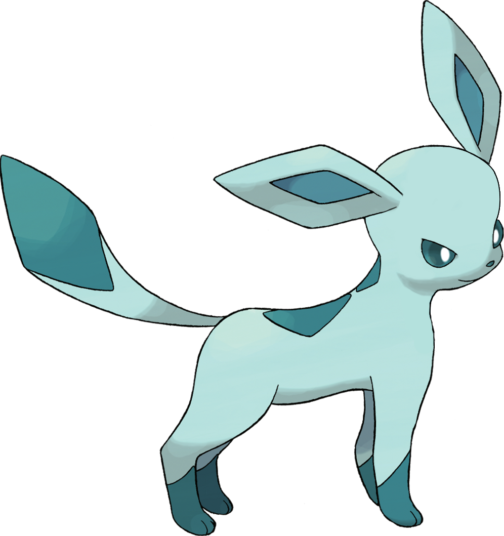Glaceon , - Pokemon Glaceon Art (996x1059), Png Download