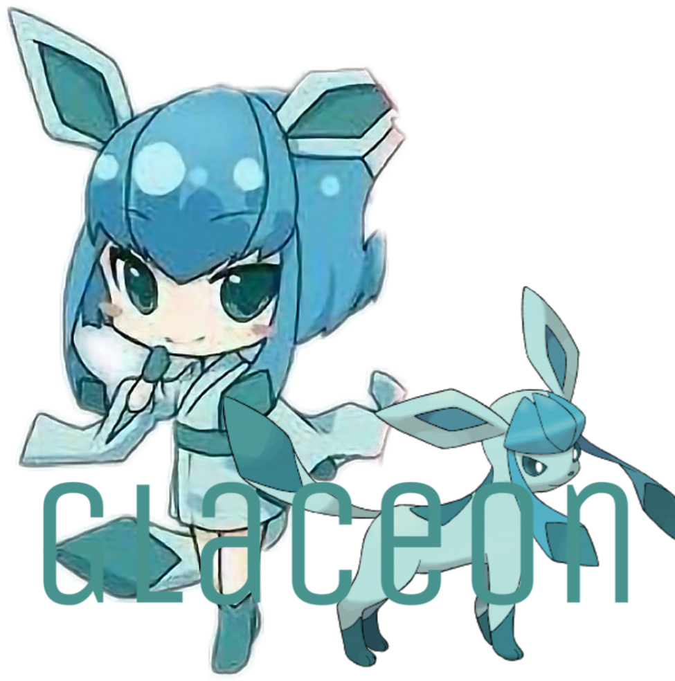 Glaceon Sticker - Pokemon Glaceon (1024x1024), Png Download