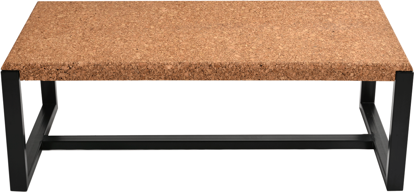 Rect Coffee Amber Cork Dark Metal (1500x1000), Png Download