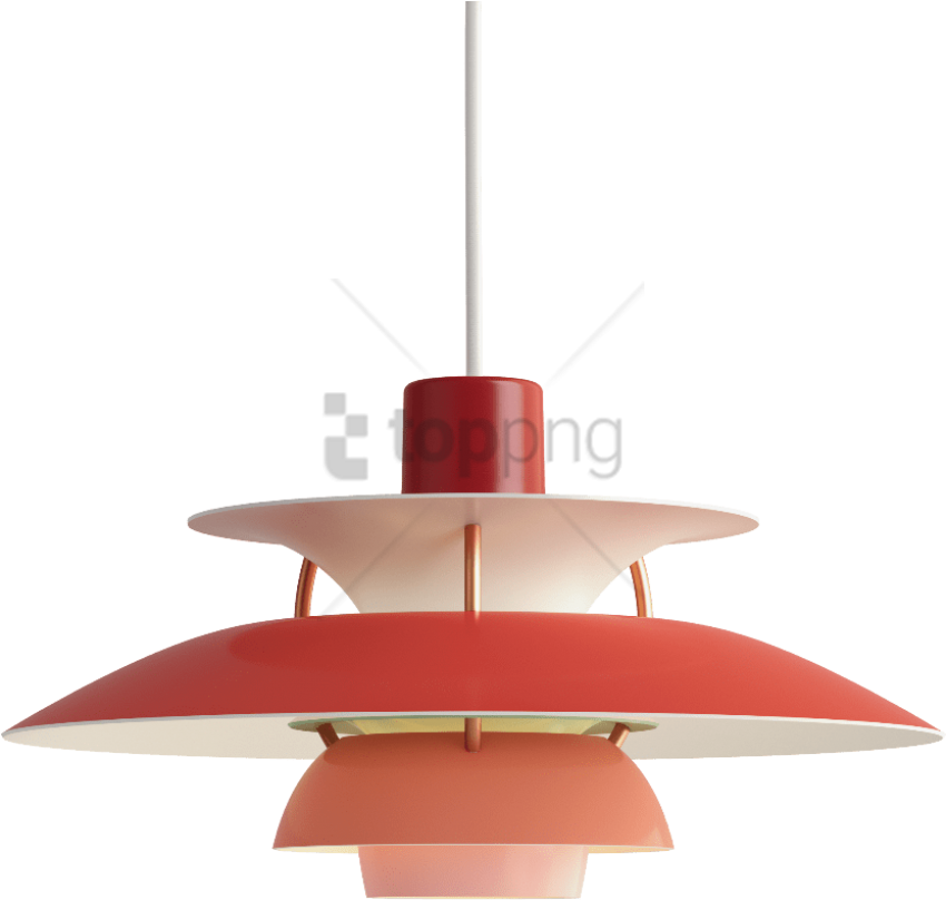 Free Png Ph 5 Mini Hues Of Red Light Png Image With - Louis Poulsen Ph5 Blue (850x808), Png Download