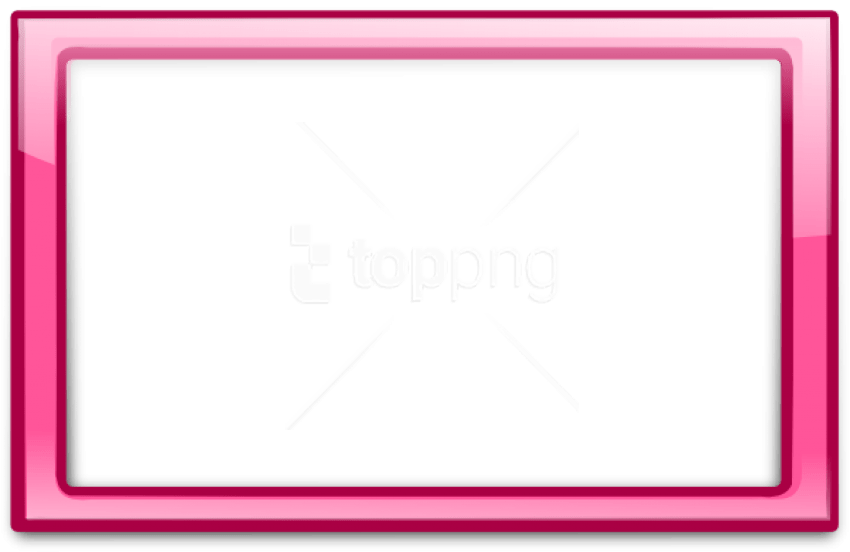 Free Png Pink Border Frame 6 Png - Pink Border Frame Png (850x552), Png Download