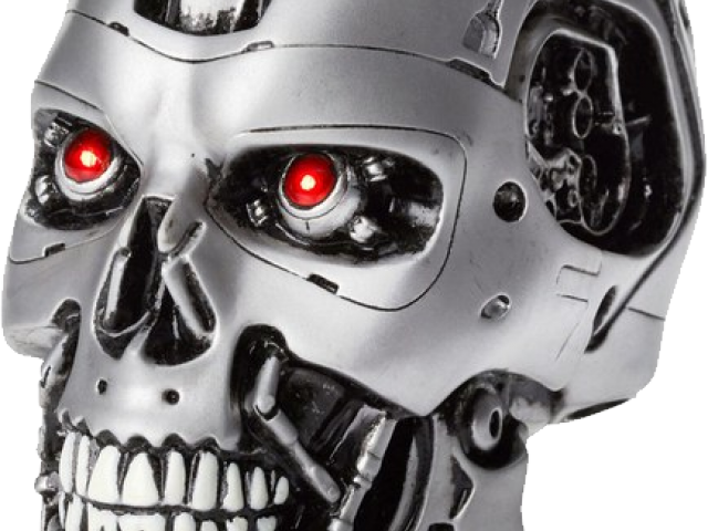 Loot Crate Terminator Skull (640x480), Png Download