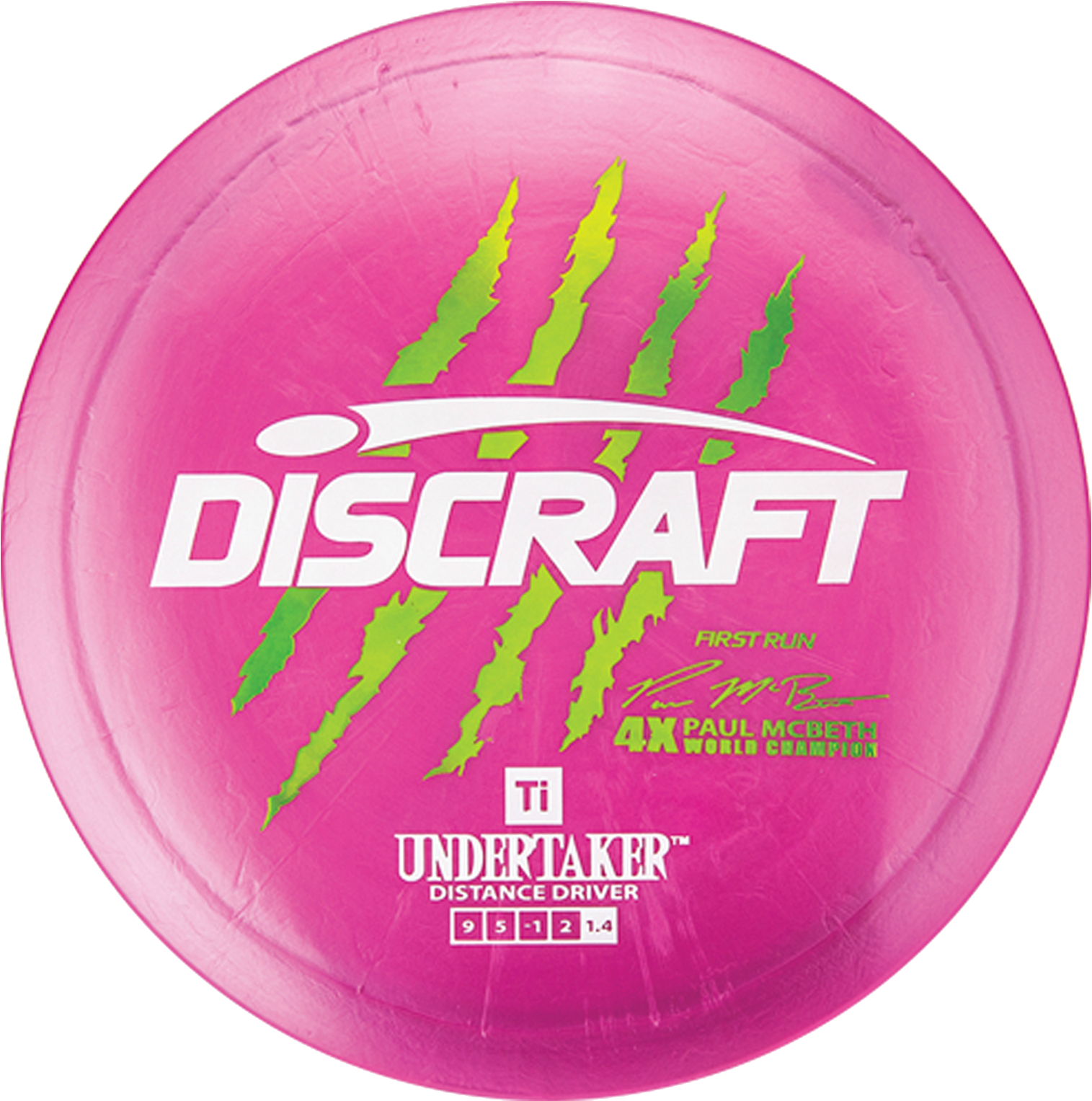 Paul Mcbeth 1st Run Undertaker Titanium - Ultimate (1680x1680), Png Download