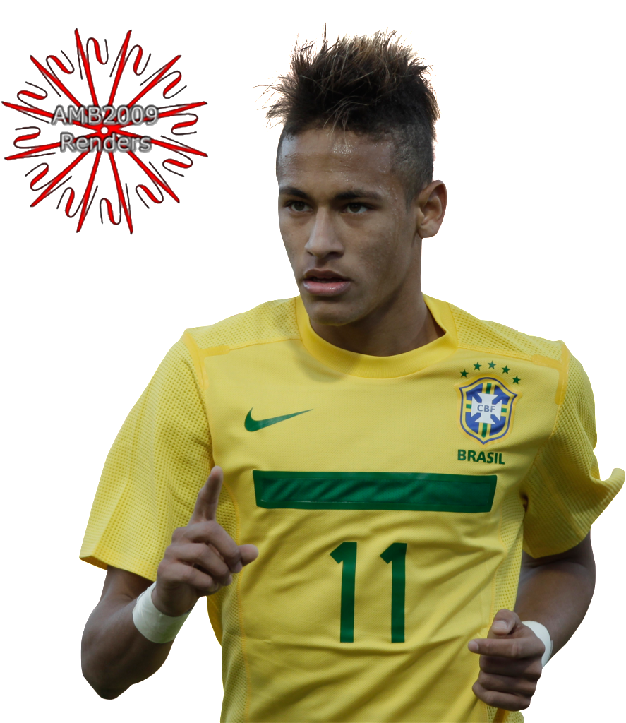 Neymar Render Neymarrender - Player (887x1024), Png Download