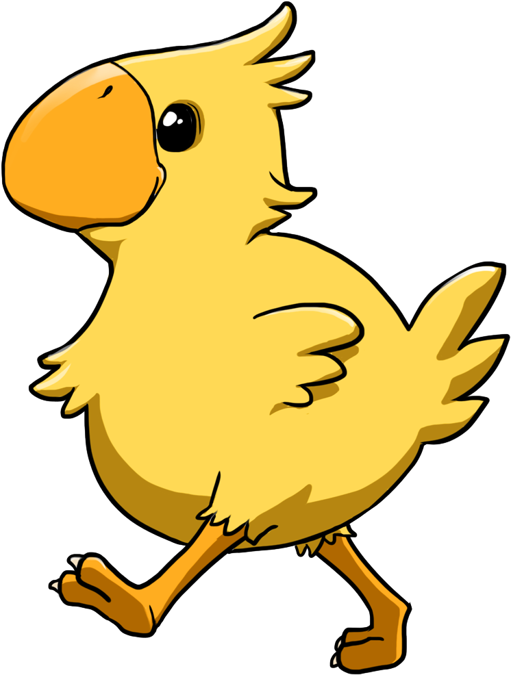 Chocobo Key Charm - Parrot (1084x1027), Png Download