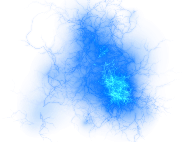 Smoke Effect Clipart Fireball - Blue Fire Transparent Background (640x480), Png Download