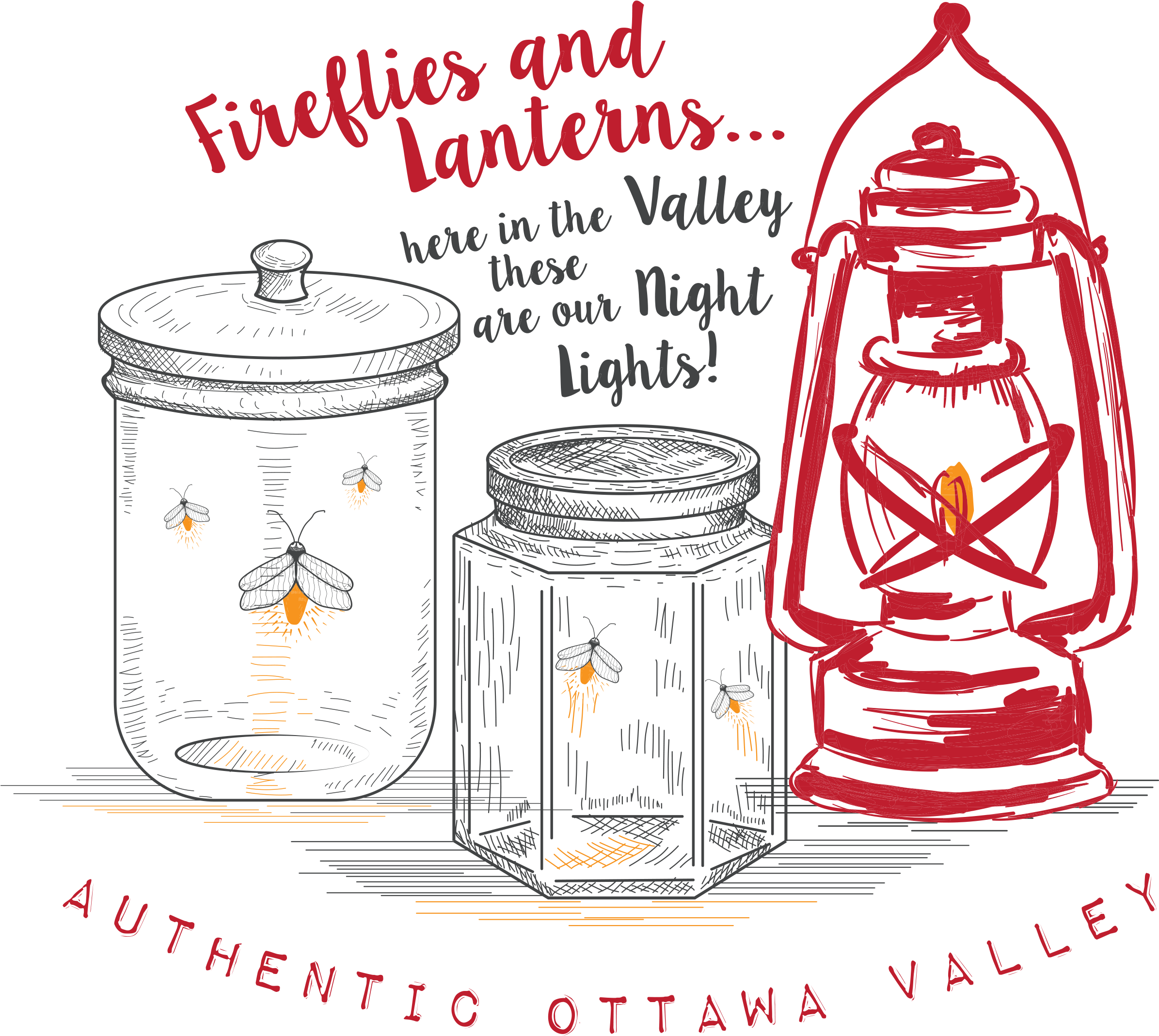 Fireflies & Lanterns Hoody - Illustration (2481x3507), Png Download