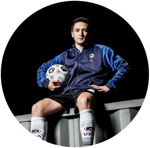 “playing Games On Urban Soccer Park Fields Lets Me - Kick Up A Soccer Ball (577x570), Png Download
