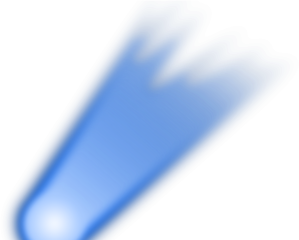 Fireball Clipart Astroid - Majorelle Blue (640x480), Png Download