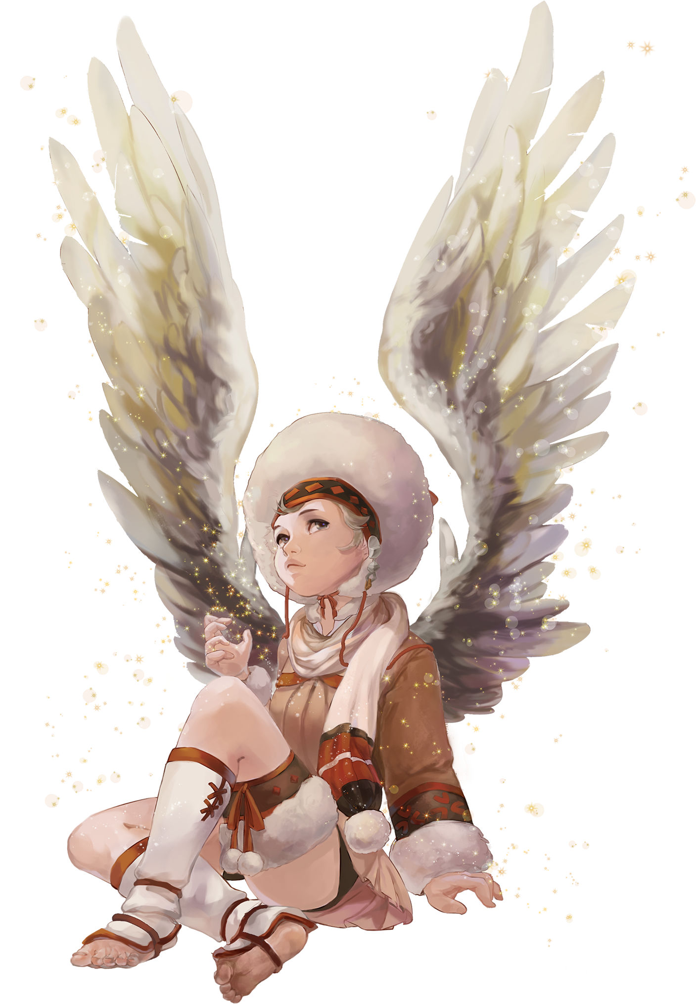 당콩 I 백숙 - Angel (1500x2100), Png Download