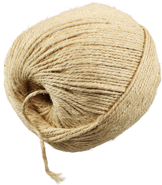 Twine, Sisal, 3 Strands - Wool (640x640), Png Download