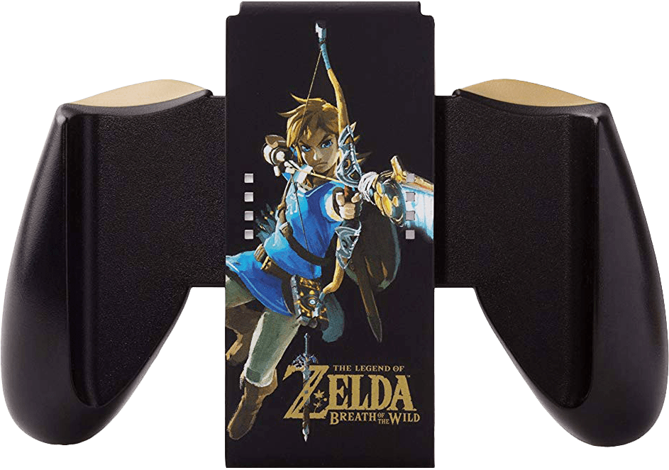 Powera Switch Joy-con Comfort Grip - Legend Of Zelda Breath Of The Wild (943x663), Png Download