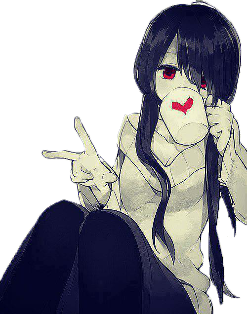 Go To Image - Anime Girl Happy Png (500x636), Png Download