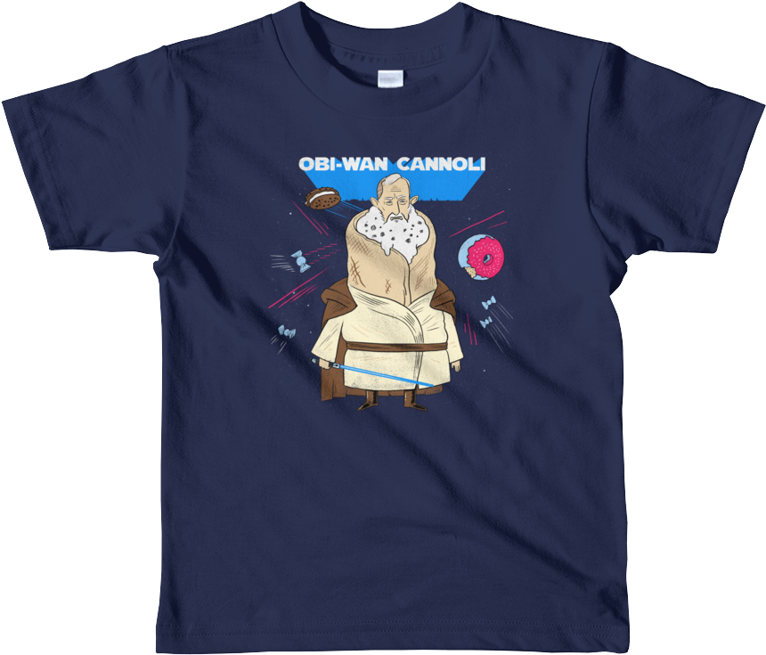 Obi Wan Cannoli Kid's T Shirt - T-shirt (1000x1000), Png Download