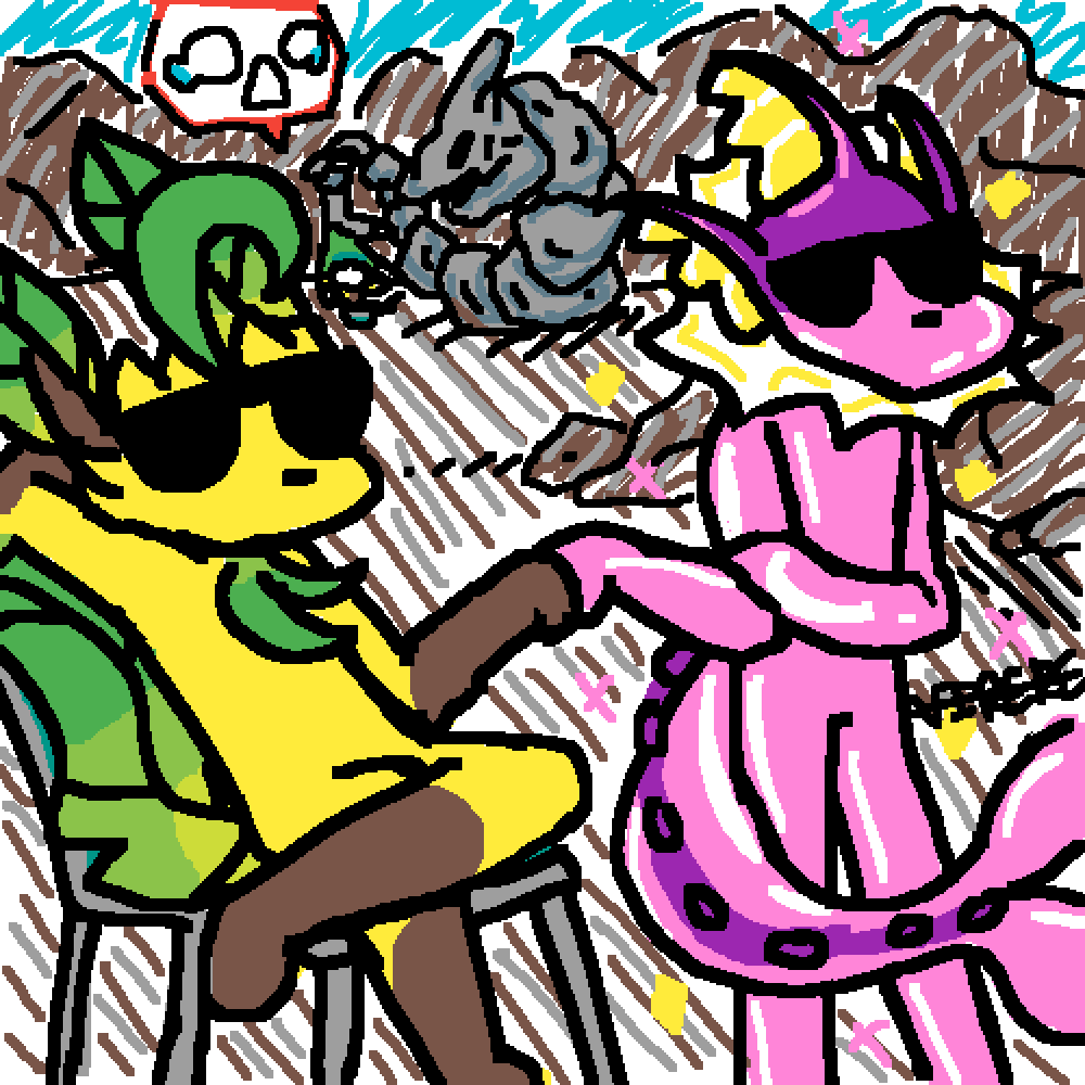 Leafeon And Vaporeon (1000x1000), Png Download