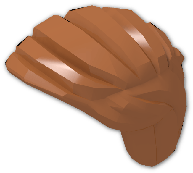 Minifig Hair Obi Wan - Lego Obi Wan Hair (800x600), Png Download