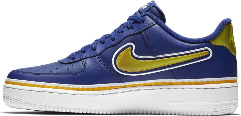 Nike Air Force 1 '07 Lv8 Sport "golden State Warriors" - Nike Air Force Aj7748400 (1024x1024), Png Download