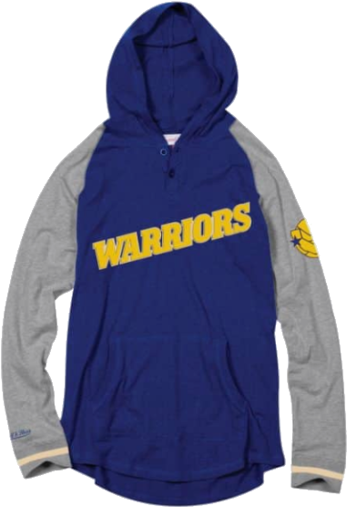 Mitchell & Ness Giacca A Vento Leggera Golden State Warriors - Nylon 100% Con Zip Completa E Tasche - Mezze Stagioni - Autentica NBA Collection