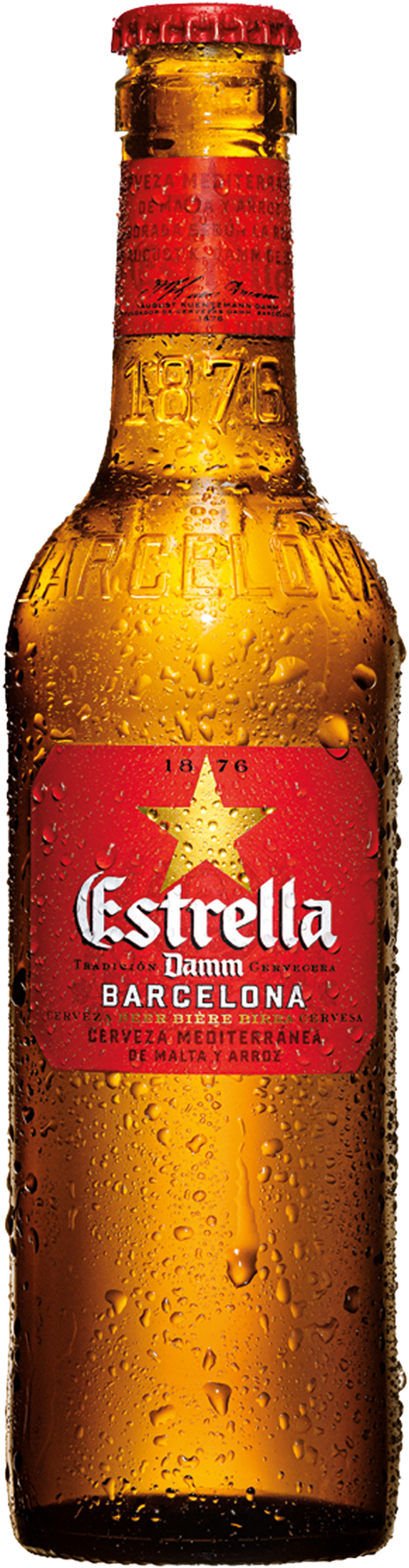 Estrella Damm Lager (752x2240), Png Download