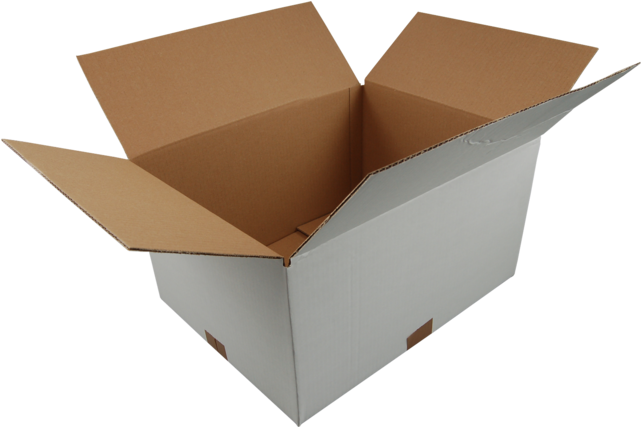 American Folding Box, Corrugated Cardboard, 430x330x225mm, - Amerikaanse Vouwdoos (640x640), Png Download