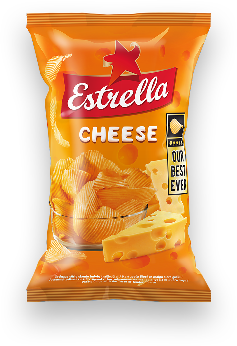 Estrella Potato Chips Review - Estrella Sour Cream And Onion (764x1116), Png Download