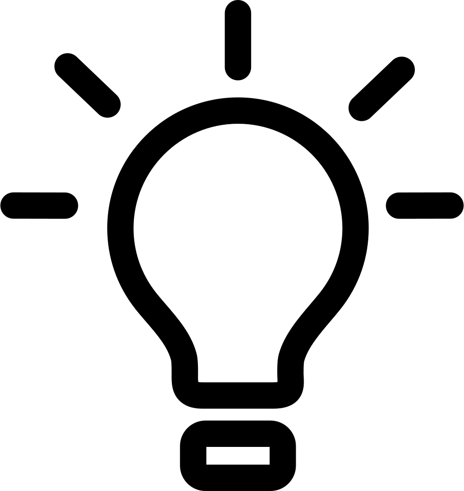 Png File Svg - Light Bulb Svg (926x980), Png Download