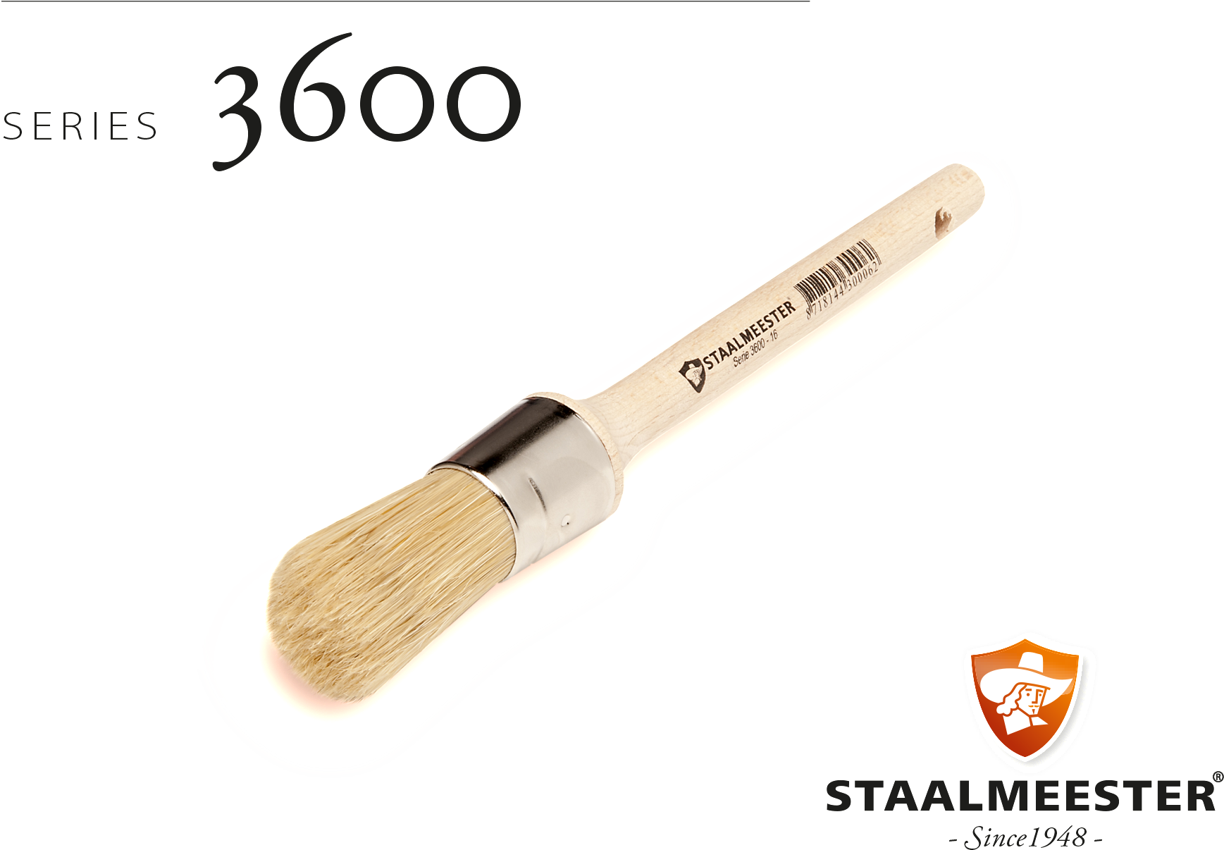 Buy Staalmeester Round Wax Brush By Staalmeester® @ - Brush (1810x1436), Png Download