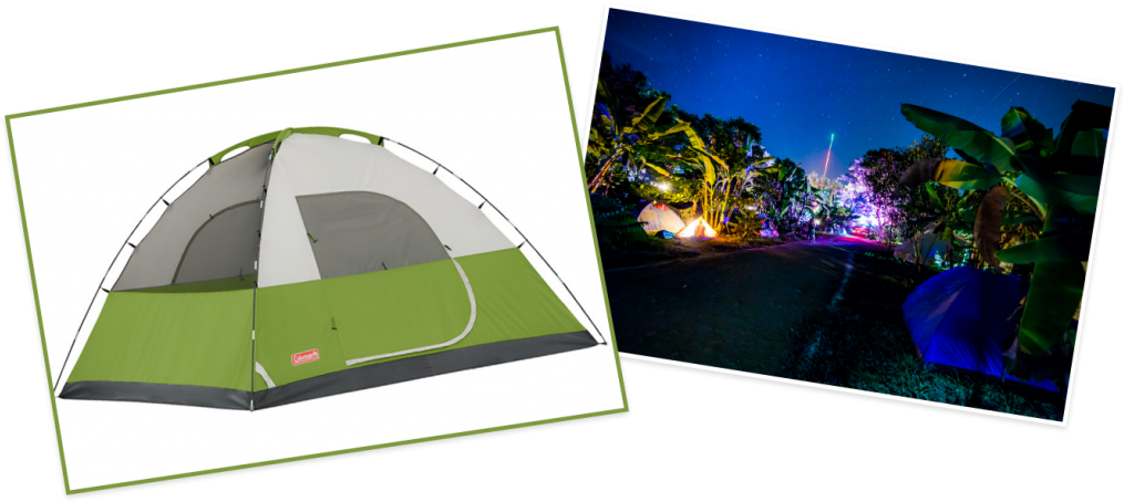 Economy Camping Photo@2x - Camping (1024x461), Png Download