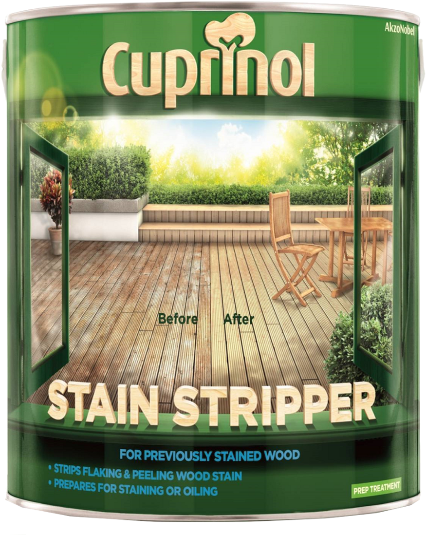Cuprinol Stain Stripper - Cuprinol Anti-slip Decking Stain 2.5 Litre (1256x1256), Png Download