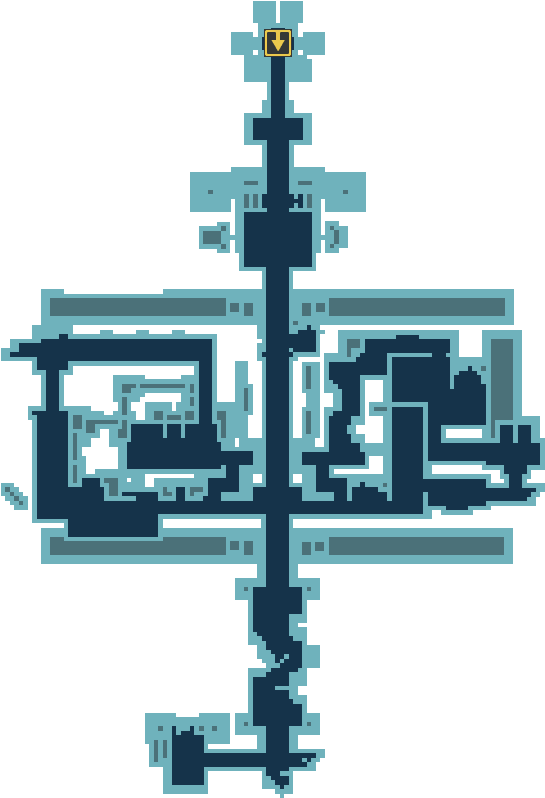 Map Of "abandoned Assembly" - Cross (553x797), Png Download